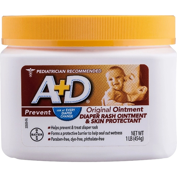 A+D Original Ointment Jar, 1 Pound, It can be used at every diaper change to help prevent diaper rash By AD